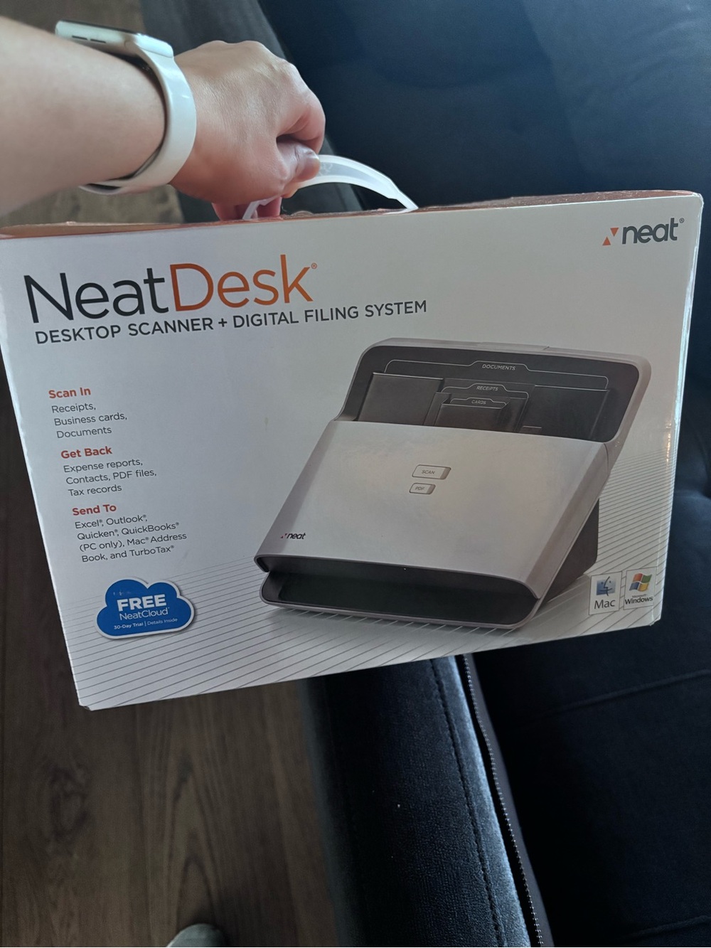 NeatDesk desktop scanner + digital filing system